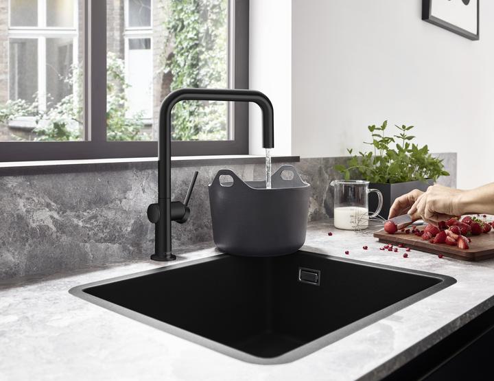 Produktbild hansgrohe Talis M54 Spültischmischer U 220 (mattschwarz)