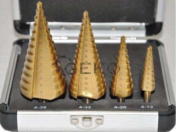 Produktbild GEKO Stufenbohrer Set (4 - 39 mm)