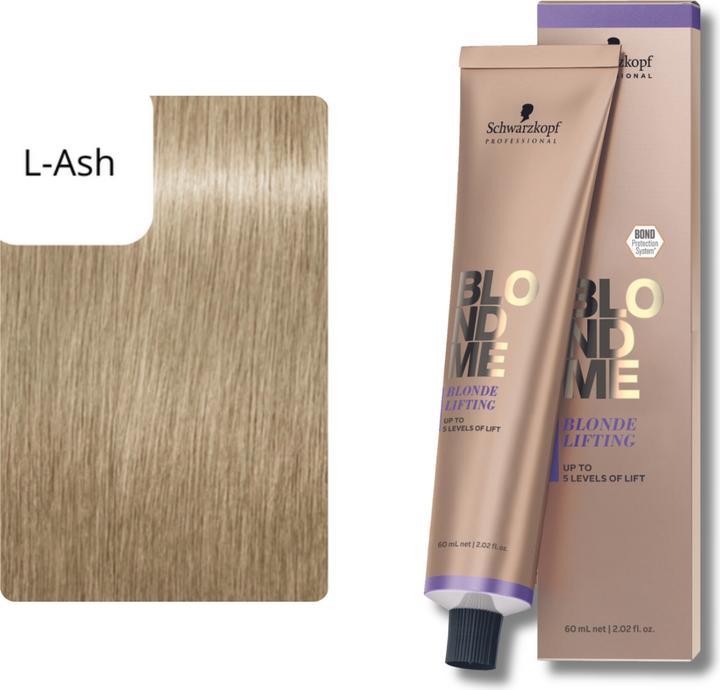 Immagine prodotto Schwarzkopf Professional Schwarzkopf BlondMe Lifting Ash 60 ml (ASCH - Raffreddatore, L-Ash, Tonalità biondo cenere con neutralizzazione aggiuntiva)