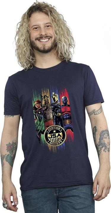 Immagine prodotto Maglietta Black Adam JSA Gold Badge Uomo (4XL)