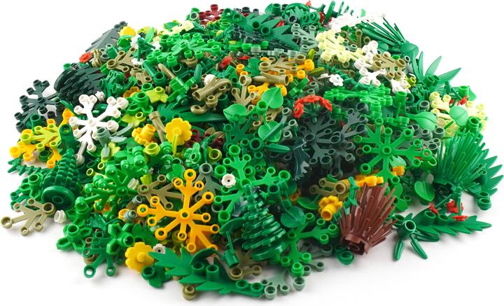 Image du produit LEGO Mélange de verdure - Plantes, feuilles - 50 pièces - NOUVEAU (LEGO Accessoires)