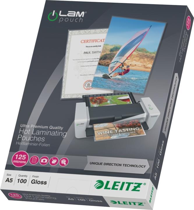 Immagine prodotto Leitz Foglio di laminazione (A5, 100 Pezzo/i, 125 µm)