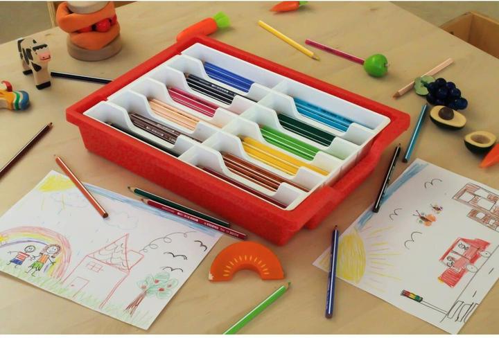 Produktbild STABILO Dreikant-Buntstift - Trio dick - 96er Box - mit 12 verschiedenen Farben (Mehrfarbig, 96 x)