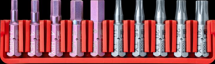 Produktbild PB Swiss Tools Bitset (Torx 10 - Torx 15 - Torx 20 - Torx 25 - Torx 30, Innensechskant 2.5 - 3 - 4 - 5 - 6 mm)