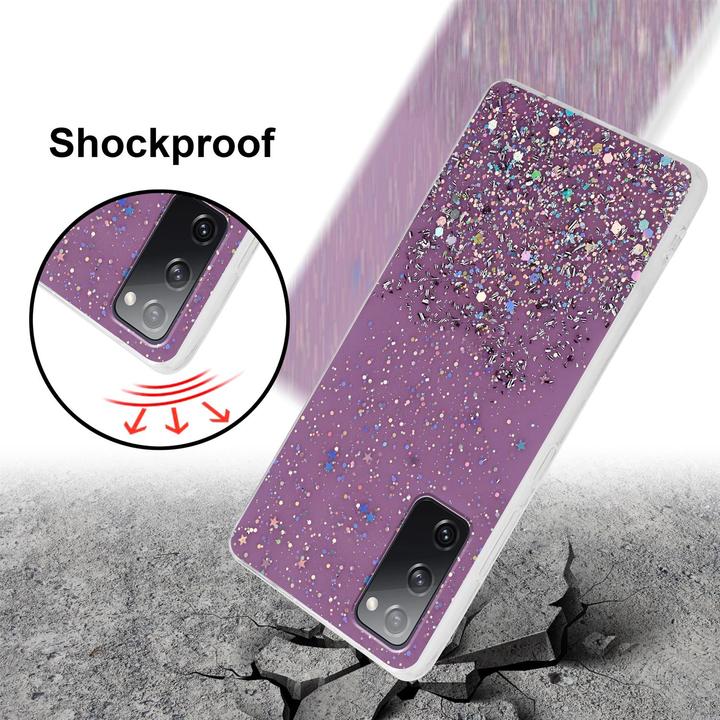 Image du produit Cadorabo Couverture TPU paillettes scintillantes (Samsung Galaxy S20 FE)