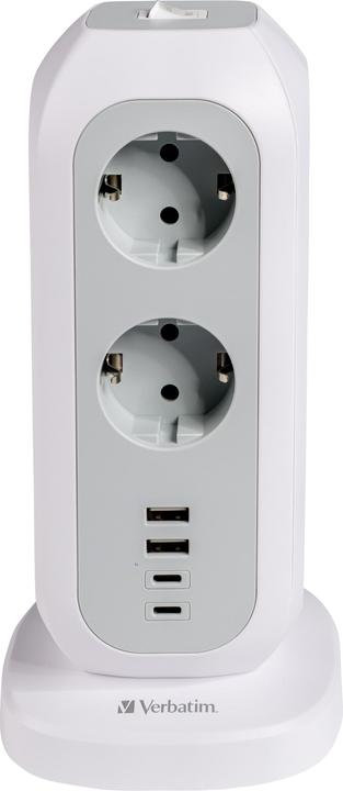 Actual product image Verbatim EU Power Tower 11 (11 x, CEE 7/4, USB-C, USB-A, 2 m)