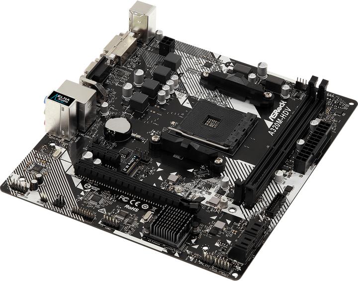 Produktbild AsRock A320M-HDV R4.0 (AM4, AMD A320, mATX)
