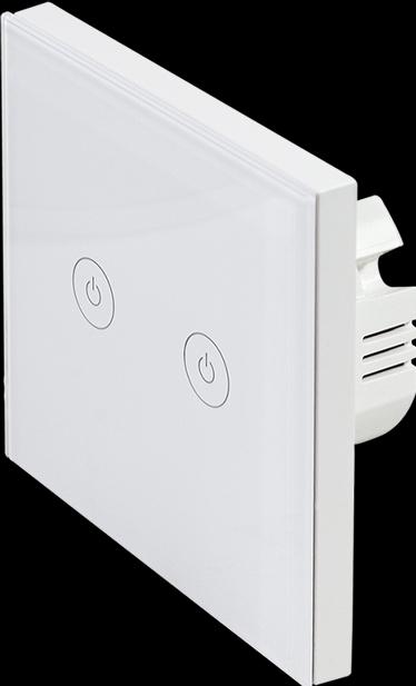 Actual product image LogiLink Smart Home Wi-Fi Wall Switch 2-Fold
