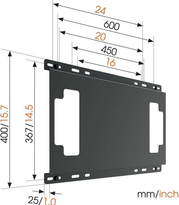 Immagine prodotto Vogels Thin 595 (Muro, 65", 70 kg)
