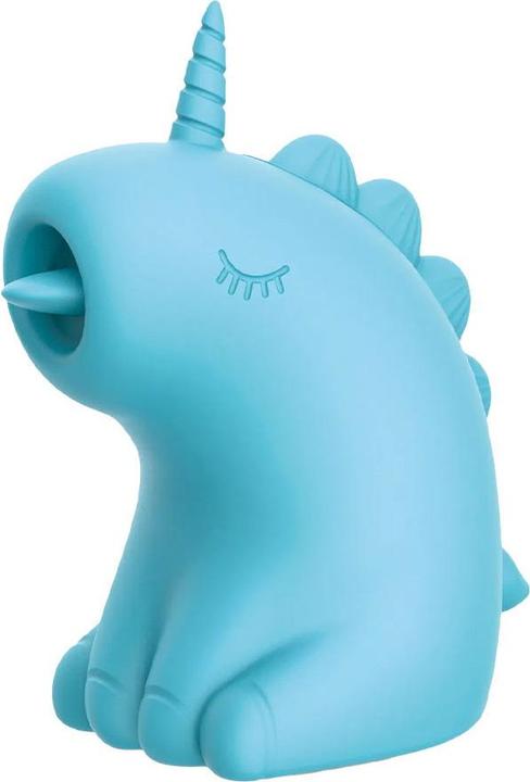 Actual product image Engily Ross Snowflake Unicorn - Massagegerät mit Leckzunge - Blau