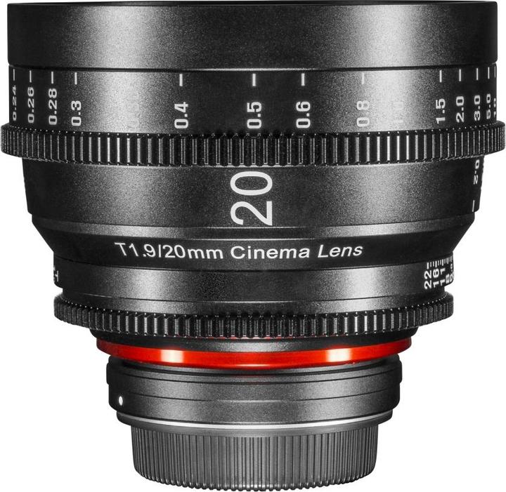 Samyang XEEN 20mm T1.9 FF Cine Canon (Canon EF, Micro Four Thirds, Vollformat, APS-C / DX)