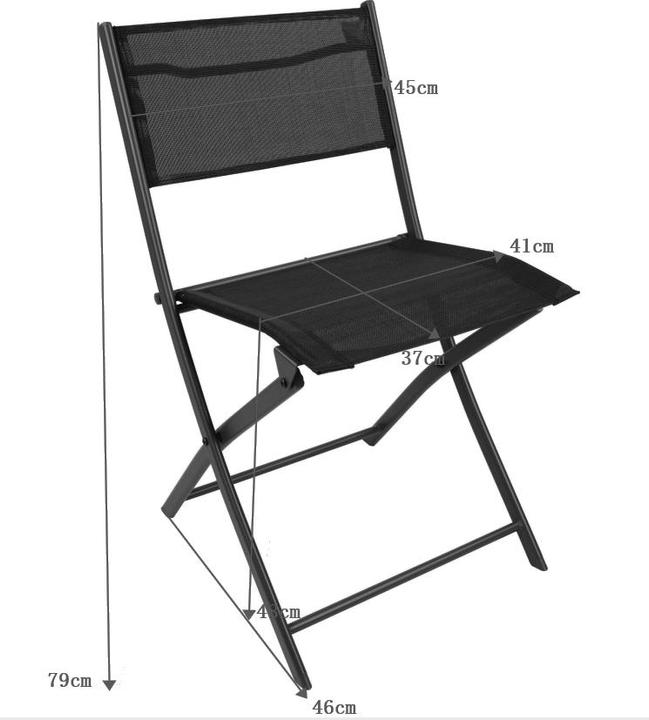 Actual product image VCM 6-tlg. Gartenstuhl Klappstuhl Sumila