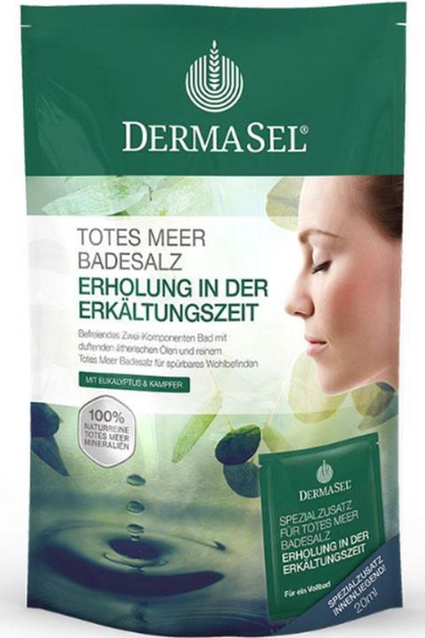 DermaSel Badesalz Erkaelt +20ml 400g (20 ml, Badesalz)