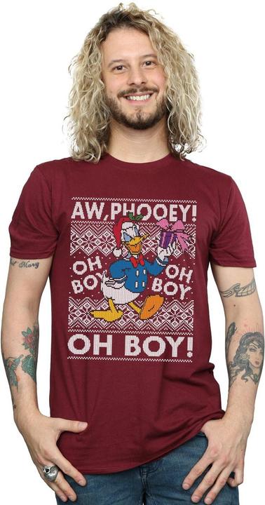 Immagine prodotto Disney Donald Duck Christmas Fair Isle Maglietta Uomo (XL)