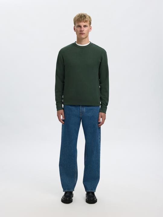 Actual product image Selected Homme Slhemanuel Soft Crew Neck Sweat Noos (M)