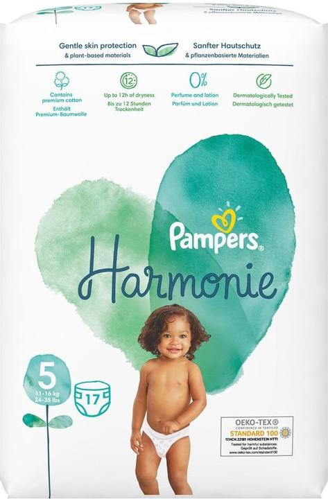 Produktbild Pampers Harmonie (Gr. 5, Monatsbox, 132 Stück)