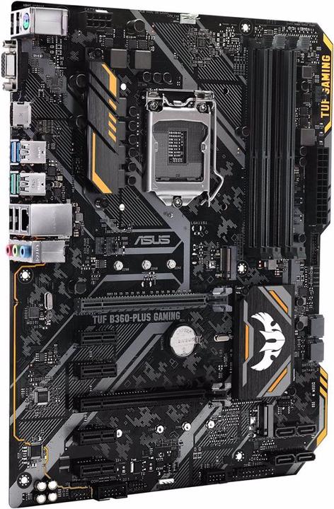 Image du produit ASUS Tuf B360-Plus Gaming (LGA 1151, Intel B360, ATX)