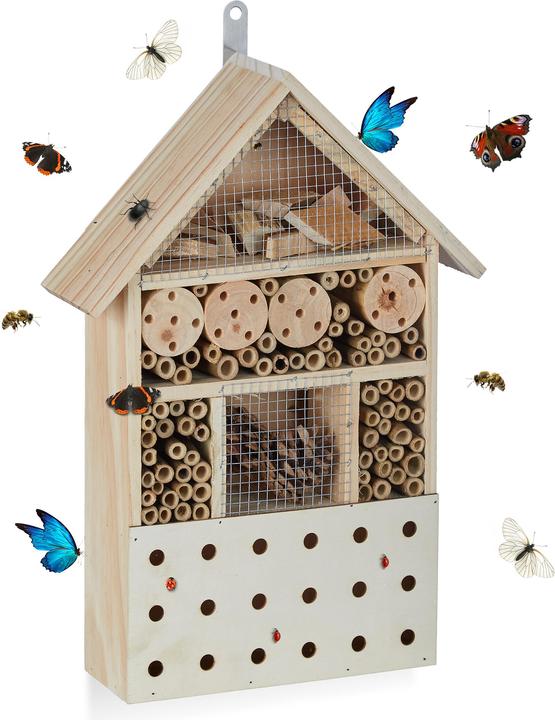 Produktbild Relaxdays Insektenhotel (Marienkäfer, Wildbienen, Florfliegen)