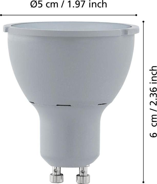 Actual product image EGLO LED illuminant (GU10, 4.80 W, 400 lm, 1 x, F)