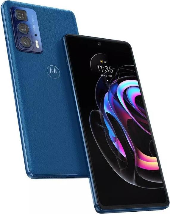 Produktbild Motorola Edge 20 Pro (256 GB, Blue Vegan Leather, 6.70", Dual SIM, 108 Mpx, 5G)