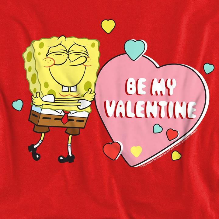 Immagine prodotto Spongebob Squarepants Be My Valentine Felpa Adulto Unisex (XXL)