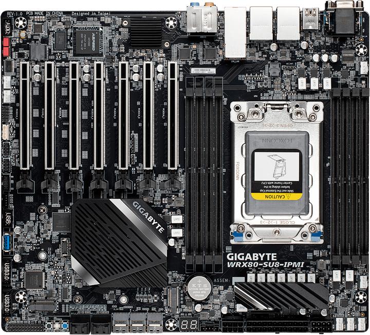 Actual product image Gigabyte WRX80-SU8-IPMI (sWRX8, AMD WRX80, SSI CEB)