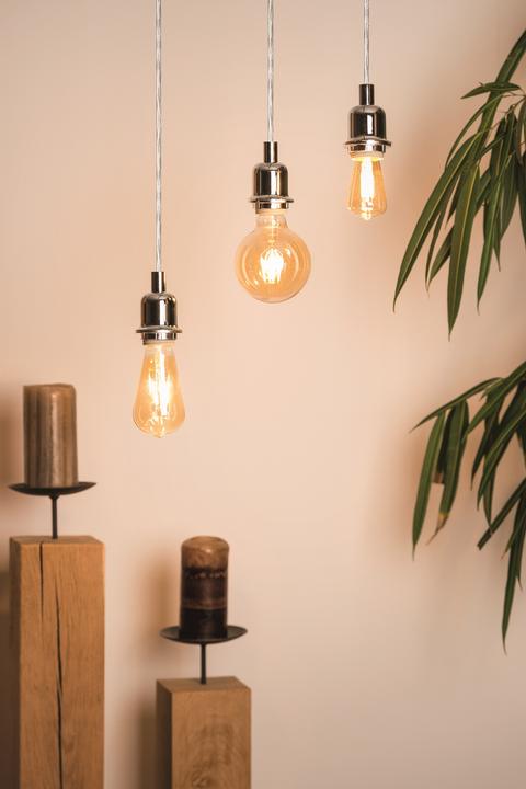 Actual product image EGLO amber (E27, 3.50 W, 220 lm, 1 x, A)