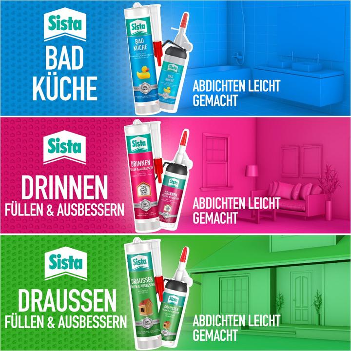 Productafbeelding Sista Badkamer & Keuken transparant (0.35 kg, Transparant, 280 ml)
