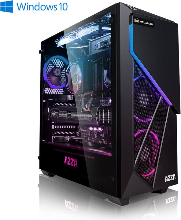 Produktbild Megaport Gaming PC Intel Core i7-10700F (Intel Core i7-10700F, 16 GB, 480 GB, GeForce RTX 2060)