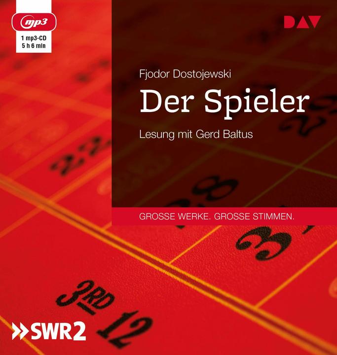 Produktbild Der Spieler (Gerd Baltus, E. K. Rahsin, Fjodor Dostojewski, Deutsch)