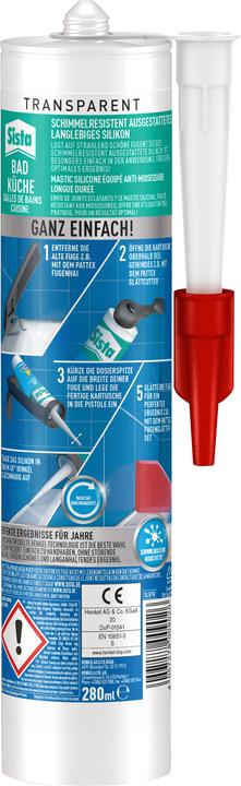 Productafbeelding Sista Badkamer & Keuken transparant (0.35 kg, Transparant, 280 ml)