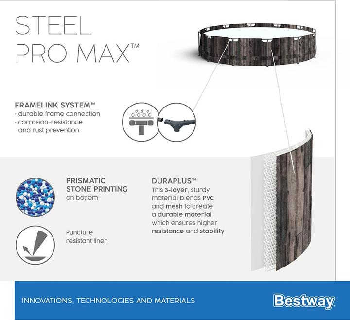 Produktbild Bestway Steel Pro Max (Ø 366 x 100 cm)