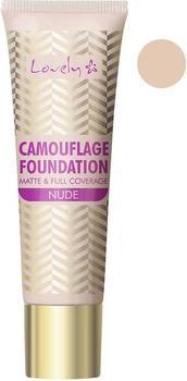 Lovely Camouflage Foundation Matt & Full Coverage Crying Face Primer 2 Nude 25G (2 Nude)