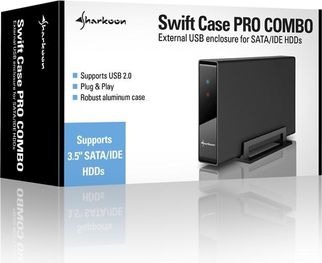 Actual product image Sharkoon SwiftCase Pro Combo (3.5")