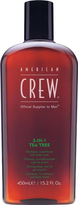 Image du produit American Crew Crew Classic 3In1 Arbre à thé (450 ml, Shampoing liquide)
