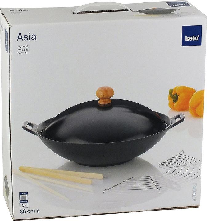 Actual product image Kela Asia Wok (36 cm, Wok, Cast iron)