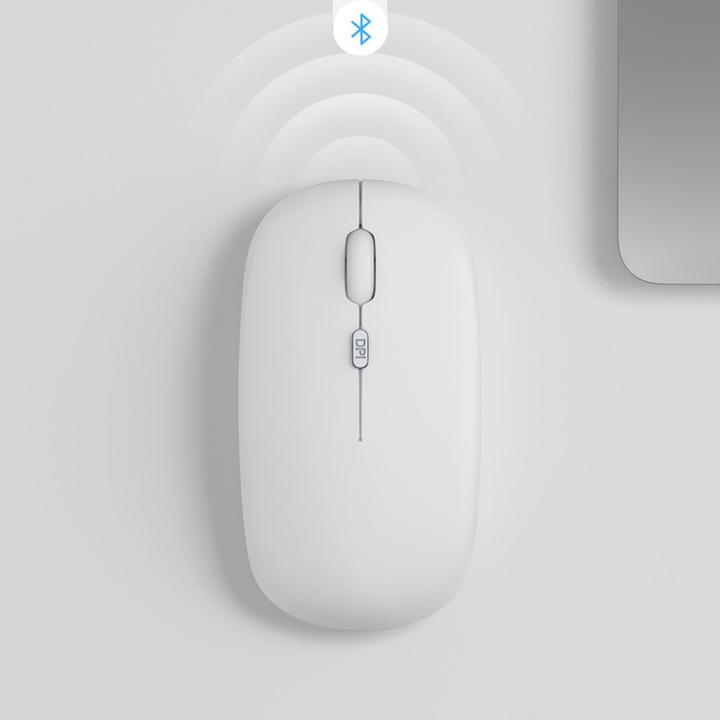 Produktbild Lobwerk 3in1 Bluetooth Tastatur (Weiss) + Maus (Weiss) + Hülle für Samsung Galaxy Tab S9+ Plus FE (X)
