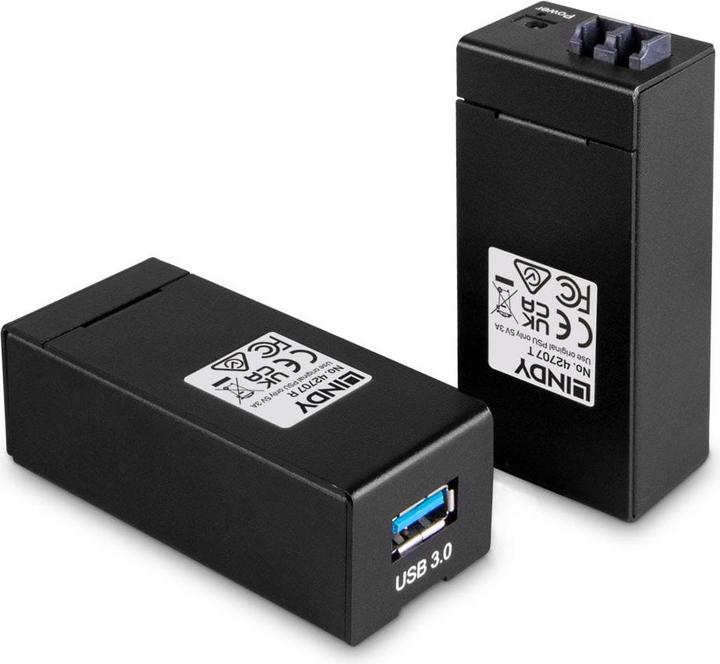 Lindy USB 3.1 / 3.0 LWL/Fibre Optic Extender 400m (400 m, USB 3.1, USB 3.0)