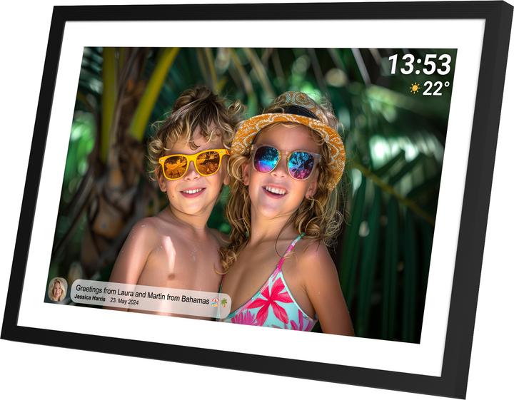 Actual product image Denver FRAMEO PFF-1016 - Black/White (10.10", 1280 x 800 pixels)