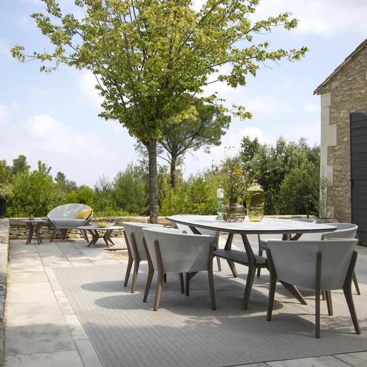 Image du produit Les Jardins Fauteuil dining toile tendue Ateja SELVA FA08000