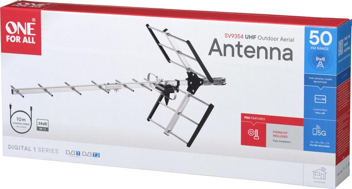 Produktbild One for All Yagi TV Aussenantenne (Yagi-Antenne, 23 dB, DVB-S / -S2, DVB-T / -T2)
