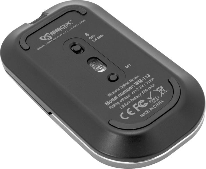 Image du produit Sbox WM-113 Sans fil Argent (Filaire)
