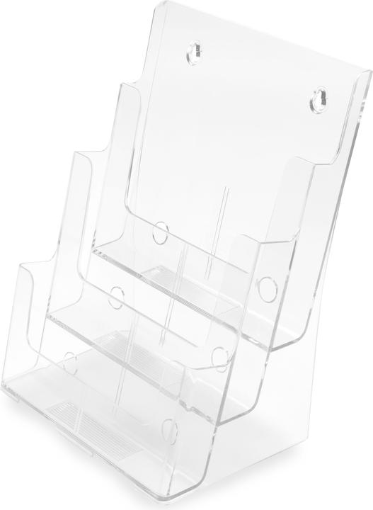 Produktbild Deflecto Prospekthalter, DIN A4 hoch, 3 F„cher, glasklar (A4 hoch)
