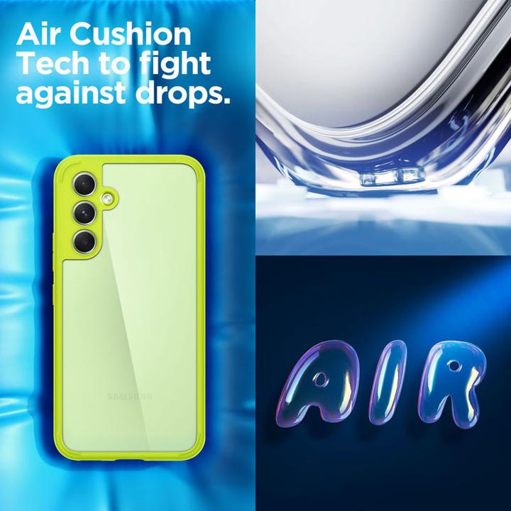 Actual product image Spigen Ultra Hybrid Case for A546B Samsung Galaxy A54 - lime (Samsung Galaxy A54 5G)