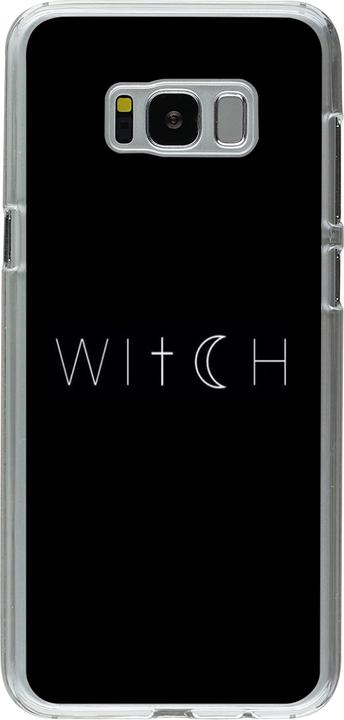Actual product image PhoneLook Cover transparent Halloween 22 witch word (Samsung Galaxy S8+)