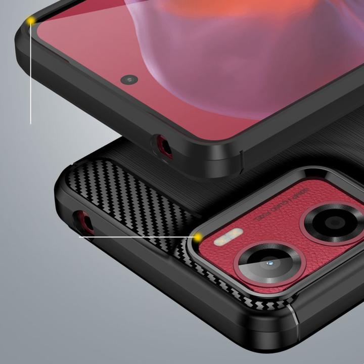 Produktbild Tech-Protect TPUCarbon Case for Motorola Moto G05 / E15 - Black (Motorola Moto G5)