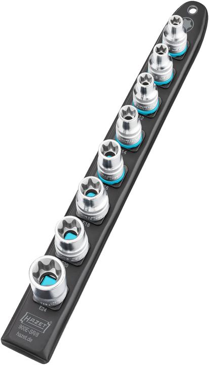 HAZET SmartRail ∙ Flexible Kunststoff-Steckleiste 900E-SR/8 ∙ Vierkant12,5 mm (1/2 Zoll) ∙ Aussen TO…