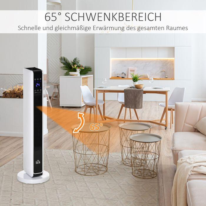 Produktbild Swisshandel24 2200W Heizlüfter Heizgerät Elektroheizer mit Fernbedienung 8-Stunden-Timer Oszillation Heizung Heize (2200 W)