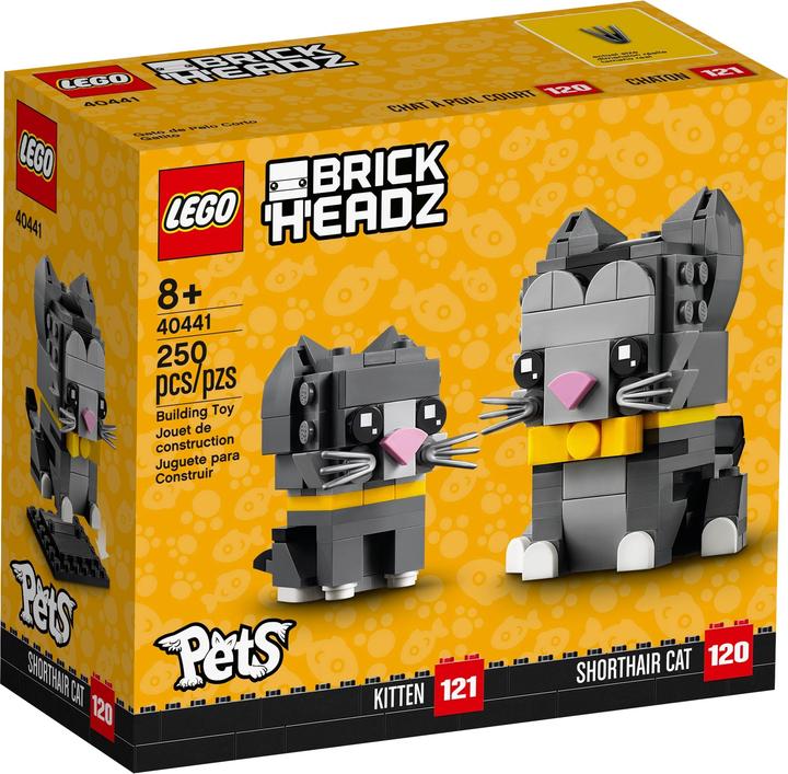Produktbild LEGO BrickHeadz Kurzhaarkatzen (40441, LEGO Brickheadz)