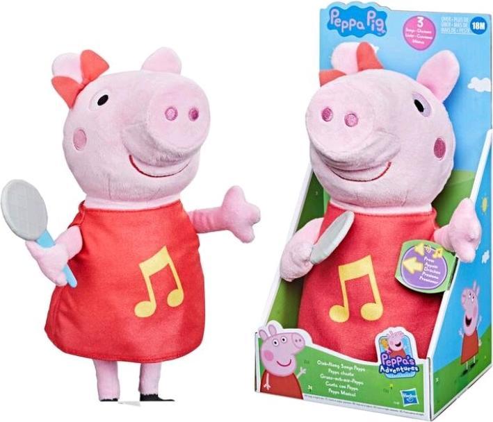 Productafbeelding Hasbro Pluche Knor met mij Peppa (28 cm)